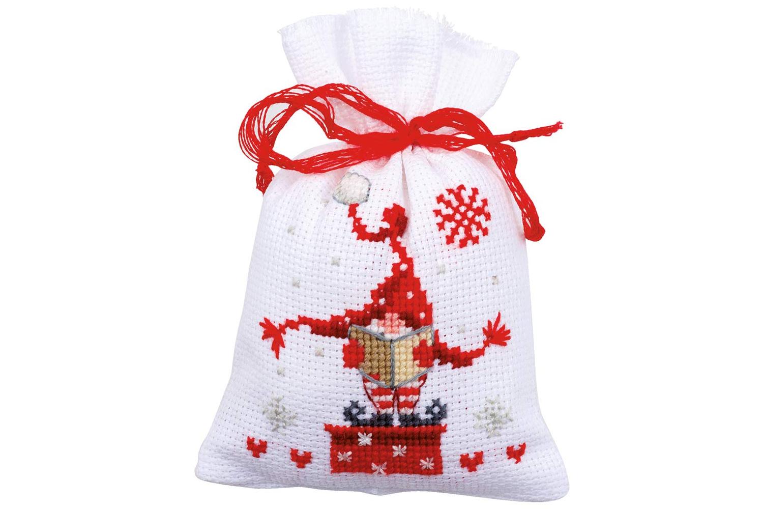 Vervaco Gro-pn-0165994 - Ppbag Pk3 Xmas Gnomes - Counted Cro-4