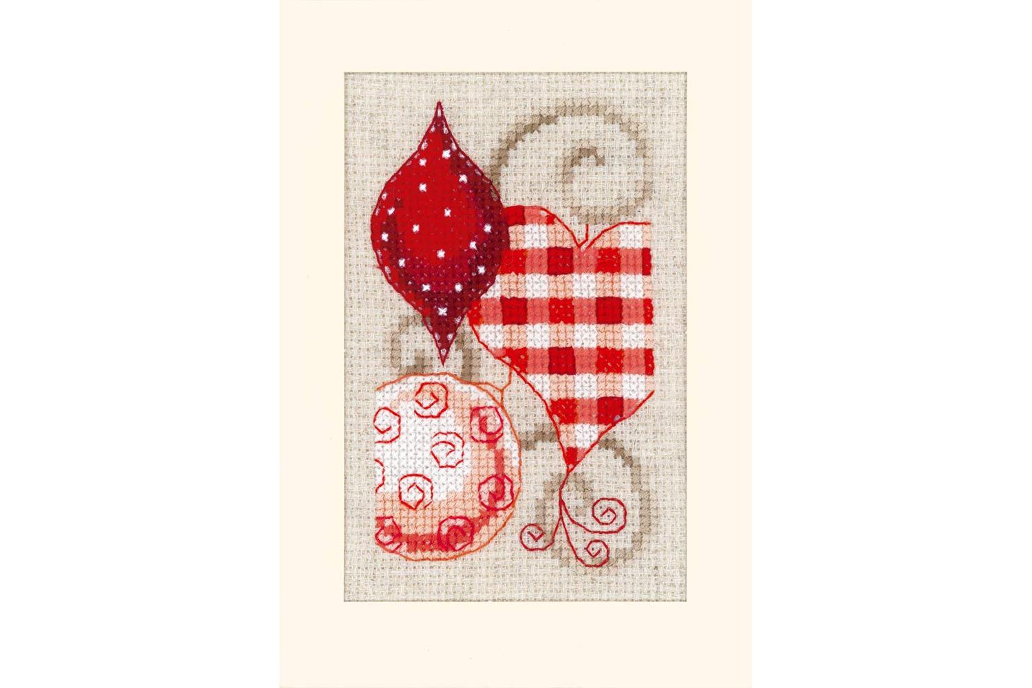 Vervaco Gro-pn-0146572 - Counted Cross Stitch Kit Cards Chri-2