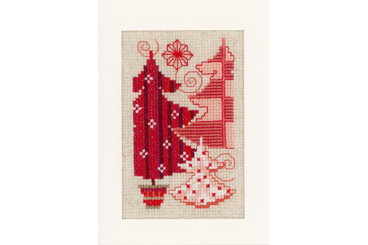 Vervaco Gro-pn-0146572 - Counted Cross Stitch Kit Cards Chri-3