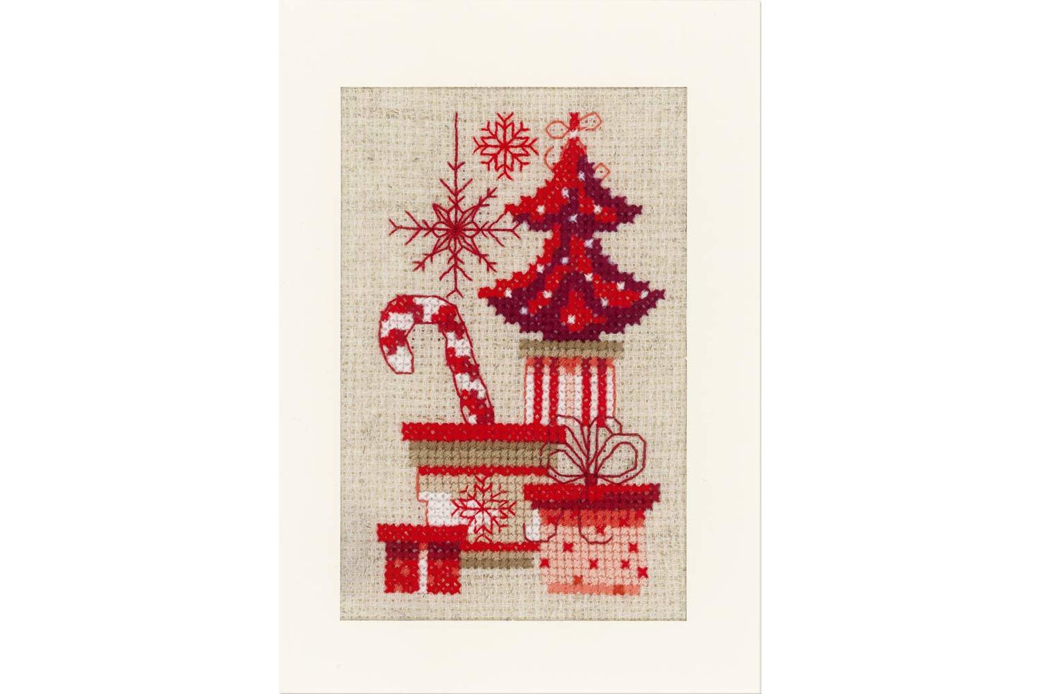 Vervaco Gro-pn-0146572 - Counted Cross Stitch Kit Cards Chri-4