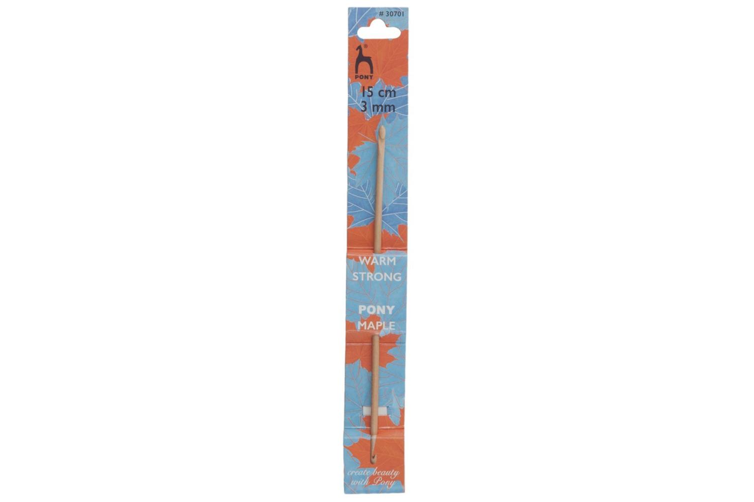 Pony Gro-p30701 - Maple Chk De 300 - Crochet Hook Double-end