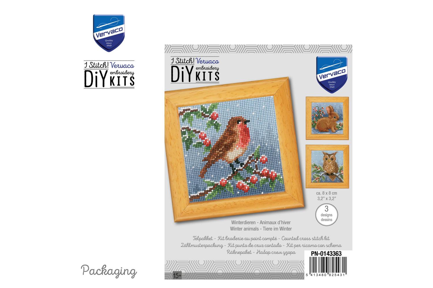 Vervaco Gro-pn-0143363 - Counted Cross Stitch Kit Miniature-3