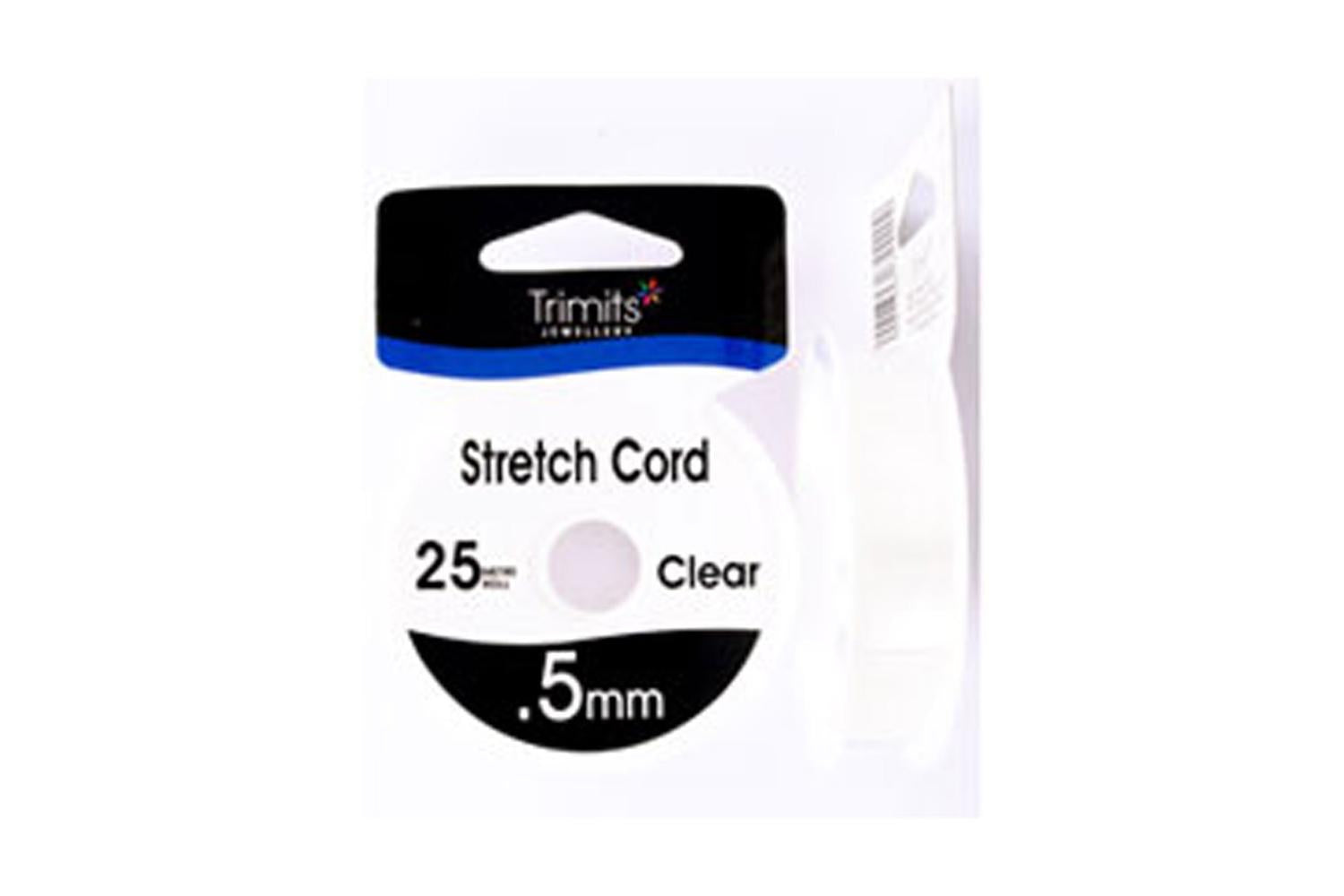 Trimits Gro-tj0192 - Stretch Cord 25m X 05mm Clear 1 Pack Of