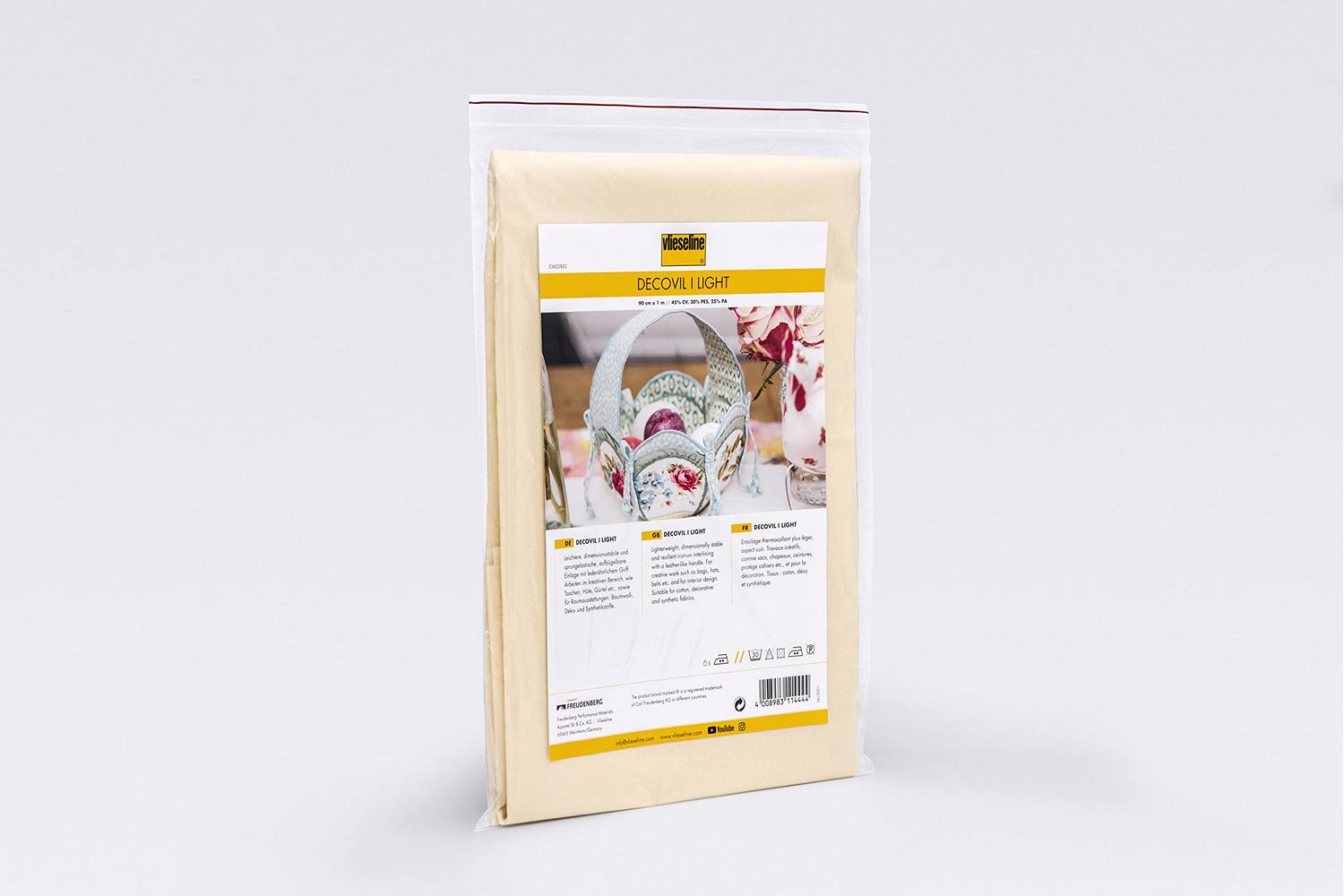 Vlieseline Gro-53603882 - Decovil Light Beige Pre-pack 90cm-2