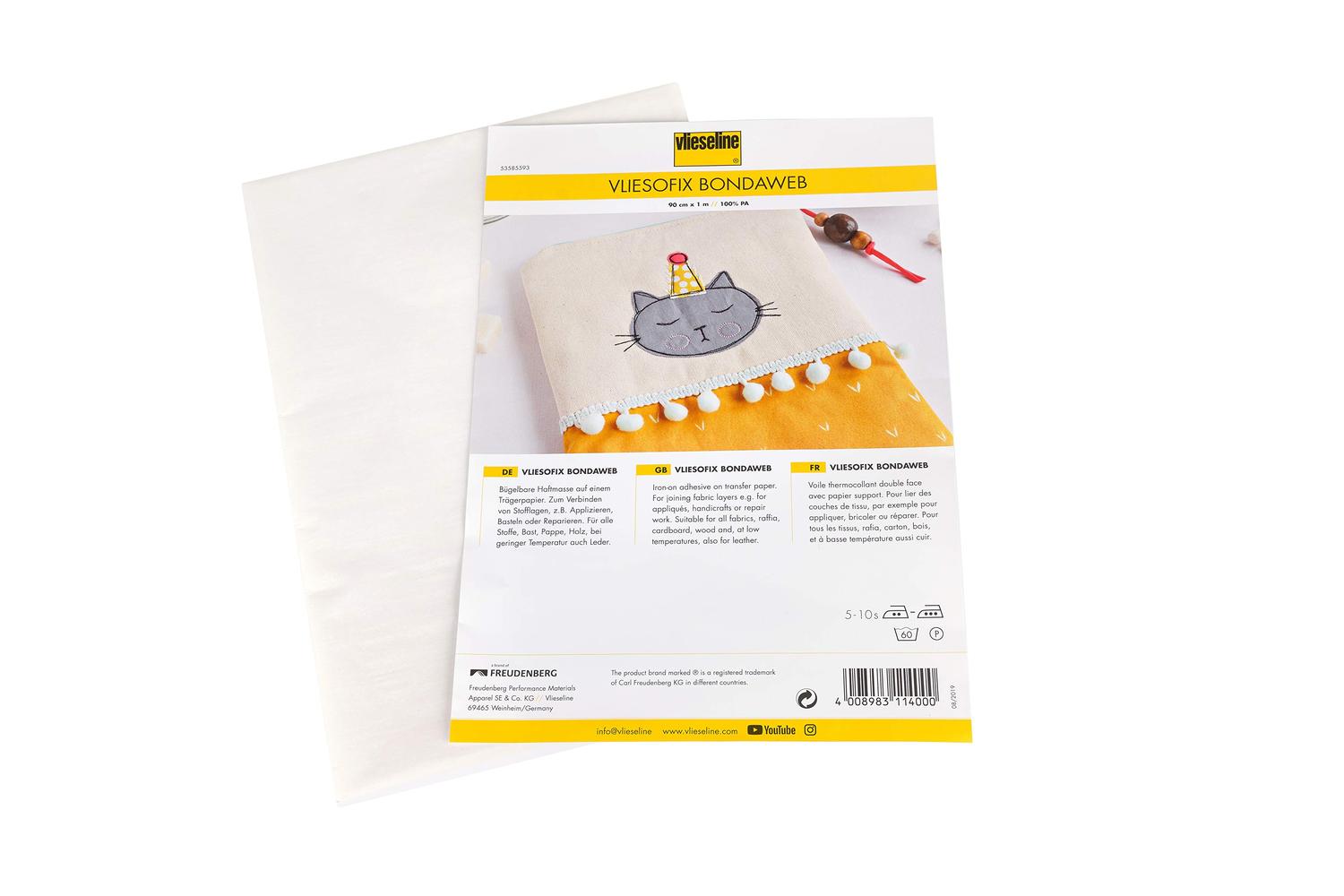 Vlieseline Gro-53585593 - Bondaweb Vliesofix Pre-pack 90cm X
