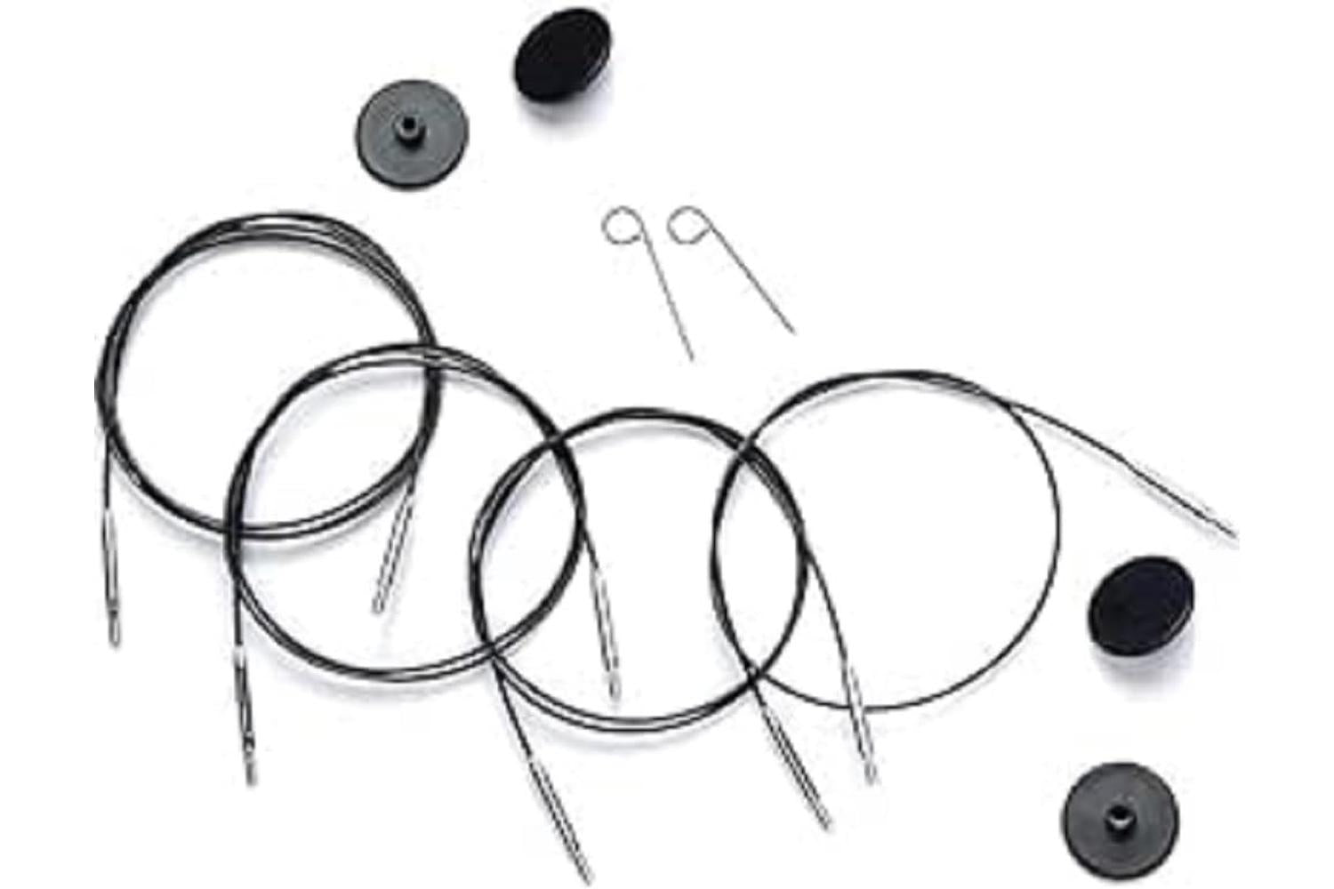 Knitpro Gro-kp10671 - Cable 360 Swivel Interchangeable Black