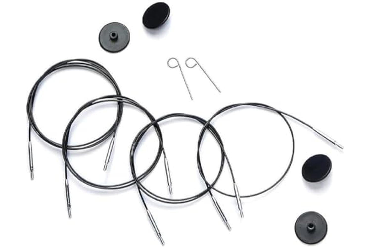 Knitpro Gro-kp10673 - Cable 360 Swivel Interchangeable Black