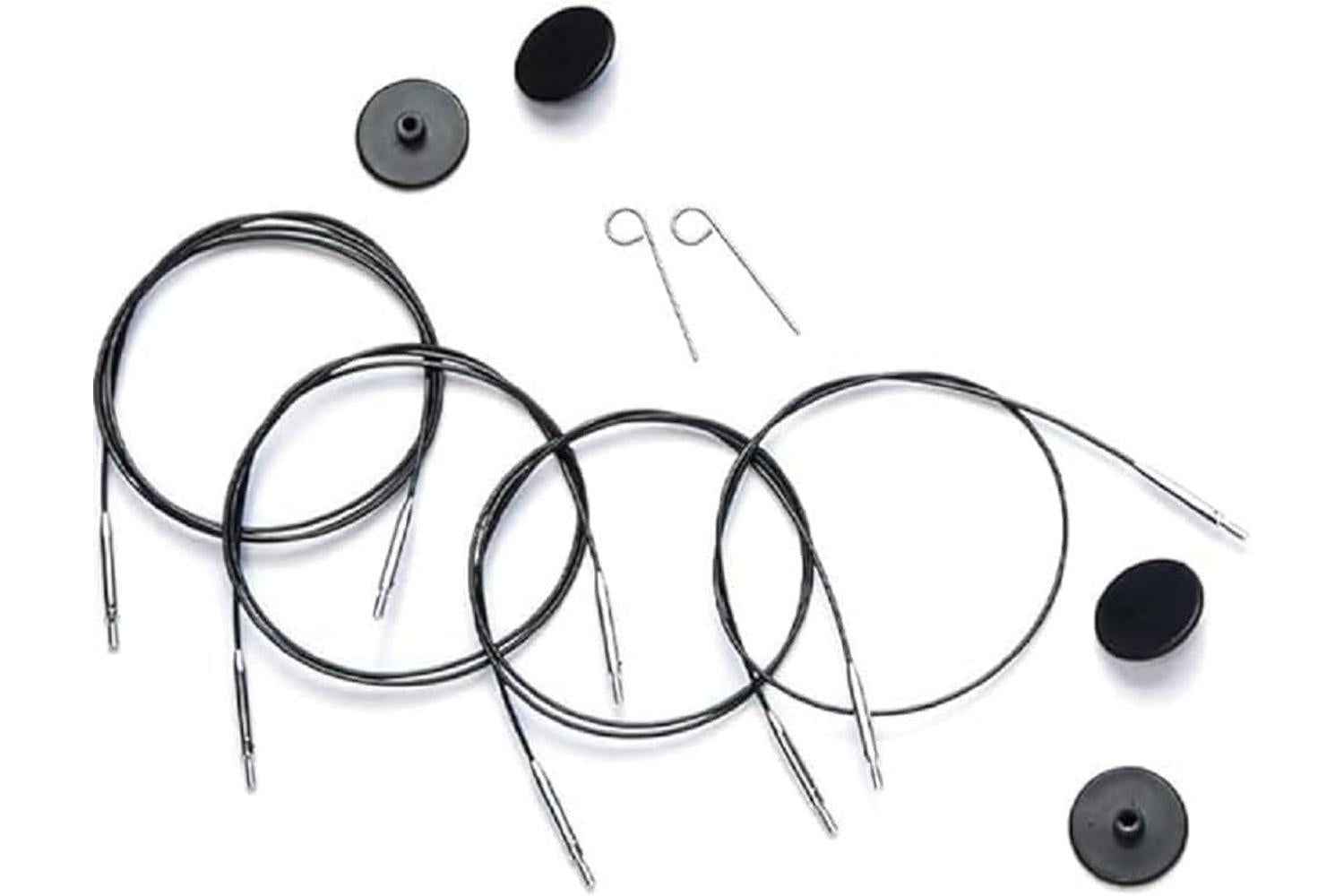 Knitpro Gro-kp10674 - Cable 360 Swivel Interchangeable Black