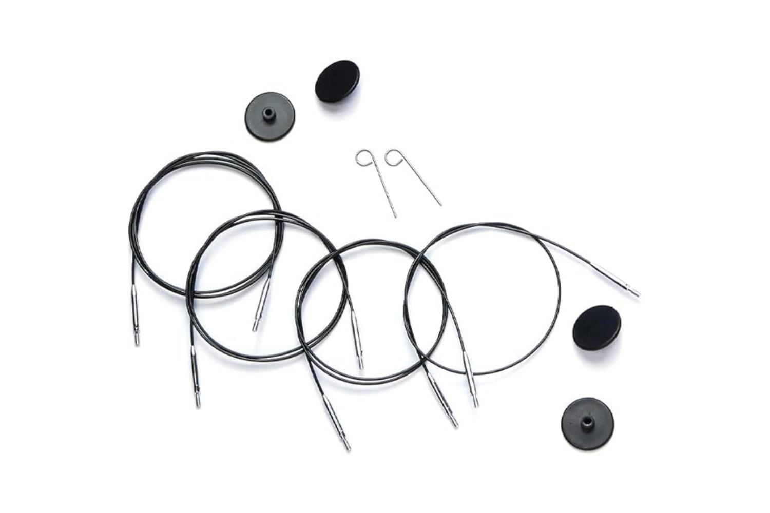 Knitpro Gro-kp10675 - Cable 360 Swivel Interchangeable Black