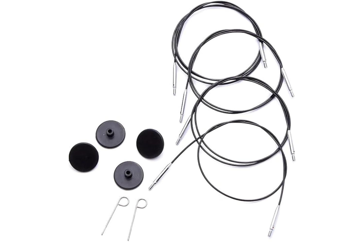 Knitpro Gro-kp10686 - Cable Fixed Interchangeable Black 94cm
