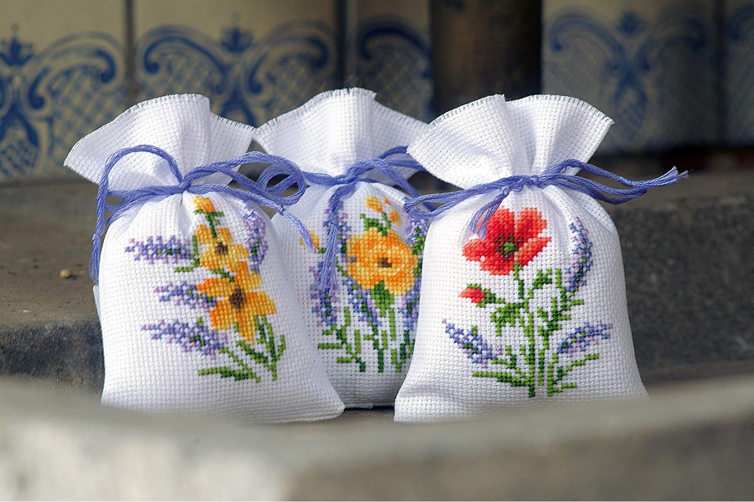 Vervaco Gro-pn-0165143 - Counted Cross Stitch Kit Gift Bags-2