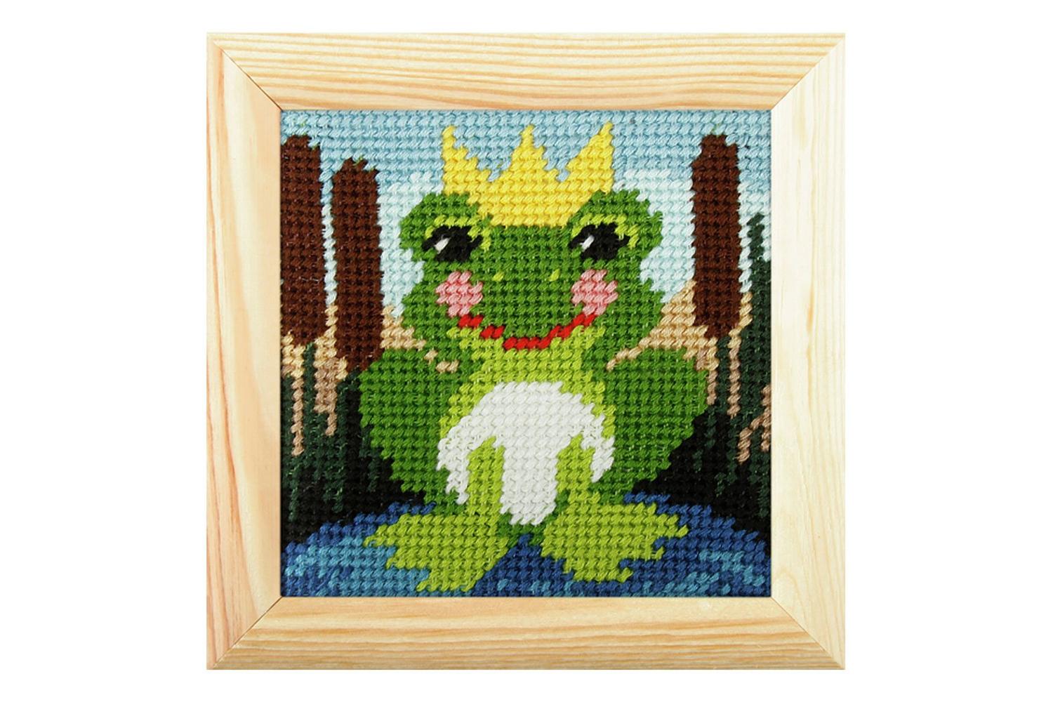 Orchidea Gro-orc.6701 - Emb Kit Frog - Needlepoint Kit My Fi