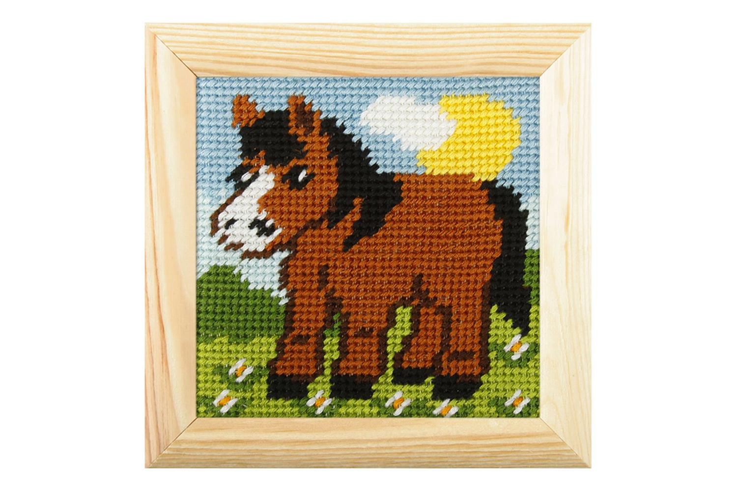 Orchidea Gro-orc.6703 - Emb Kit Pony - Needlepoint Kit My Fi