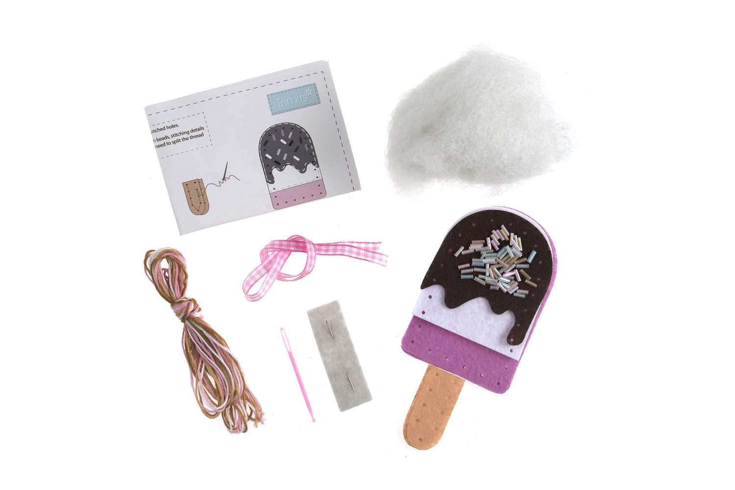 Trimits Gro-gck057 - Felt Kit Ice Lolly - Felt Decoration Ki-2