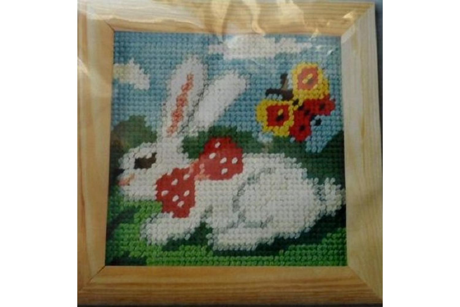Orchidea Gro-orc.1499 - Emb Kit Rabbit - Needlepoint Kit My