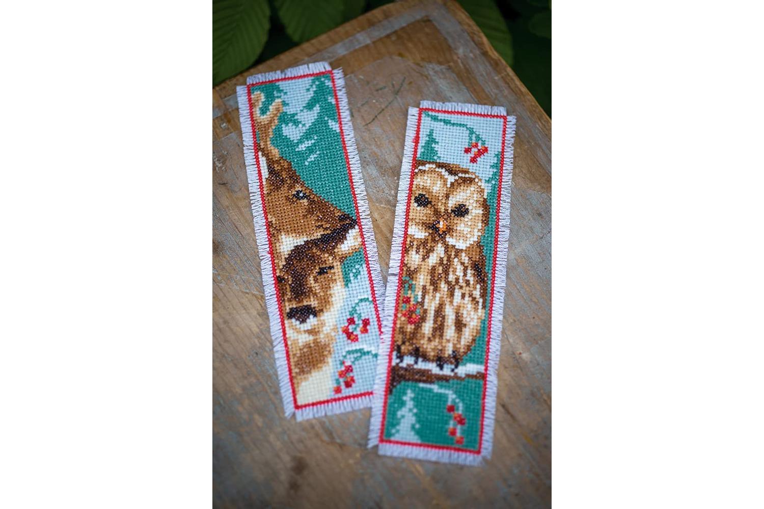 Vervaco Gro-pn-0158484 - Bmark Pk2 Owldeer - Counted Cross S-2