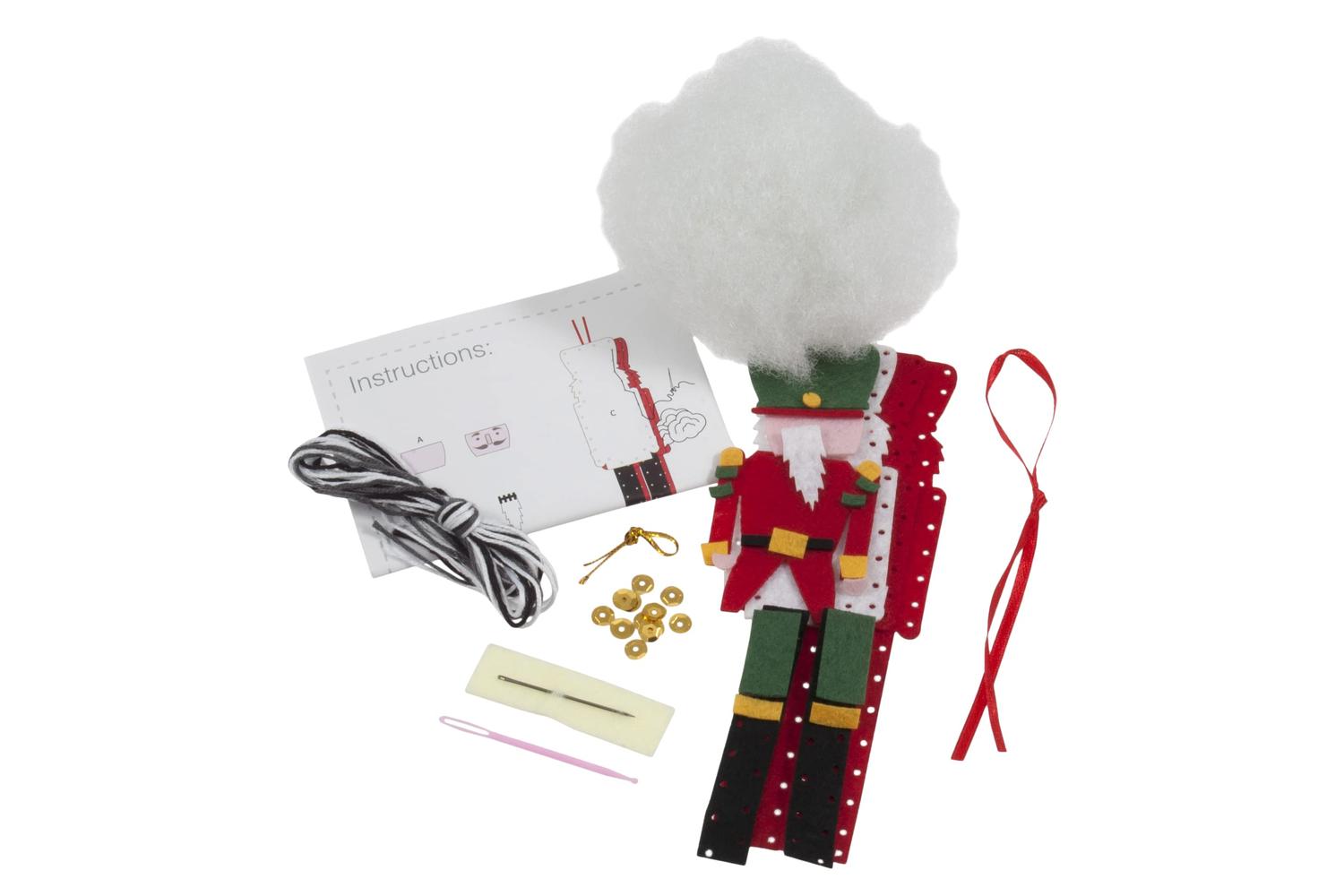 Trimits Gro-gck039 - Felt Kit Nutcracker - Felt Decoration K-2