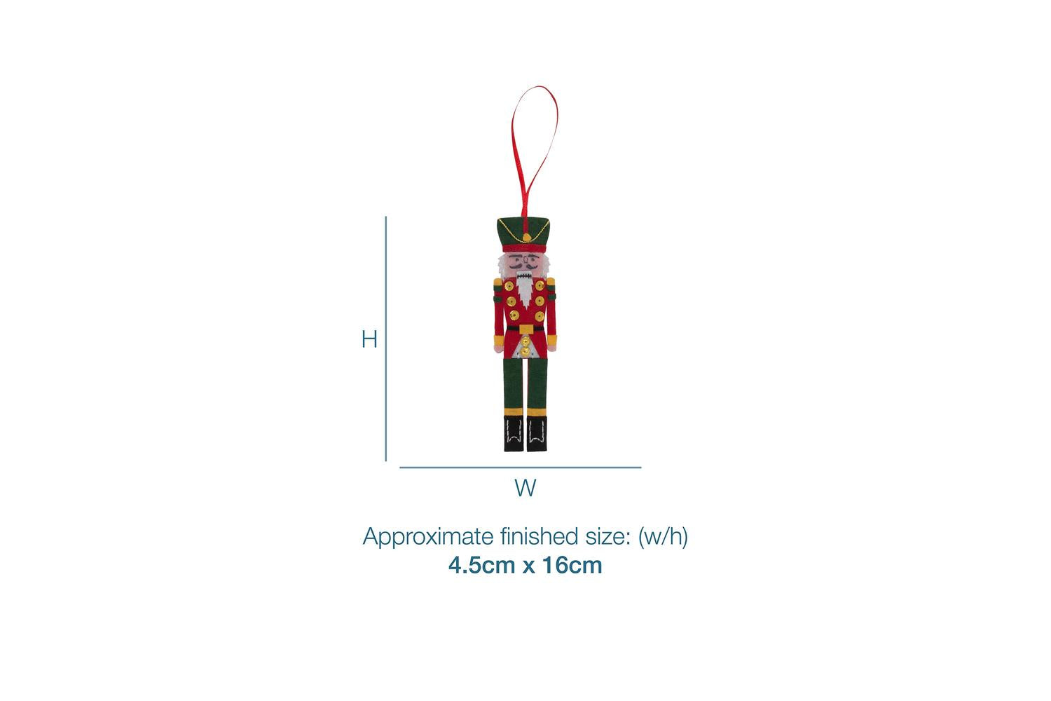 Trimits Gro-gck039 - Felt Kit Nutcracker - Felt Decoration K-3