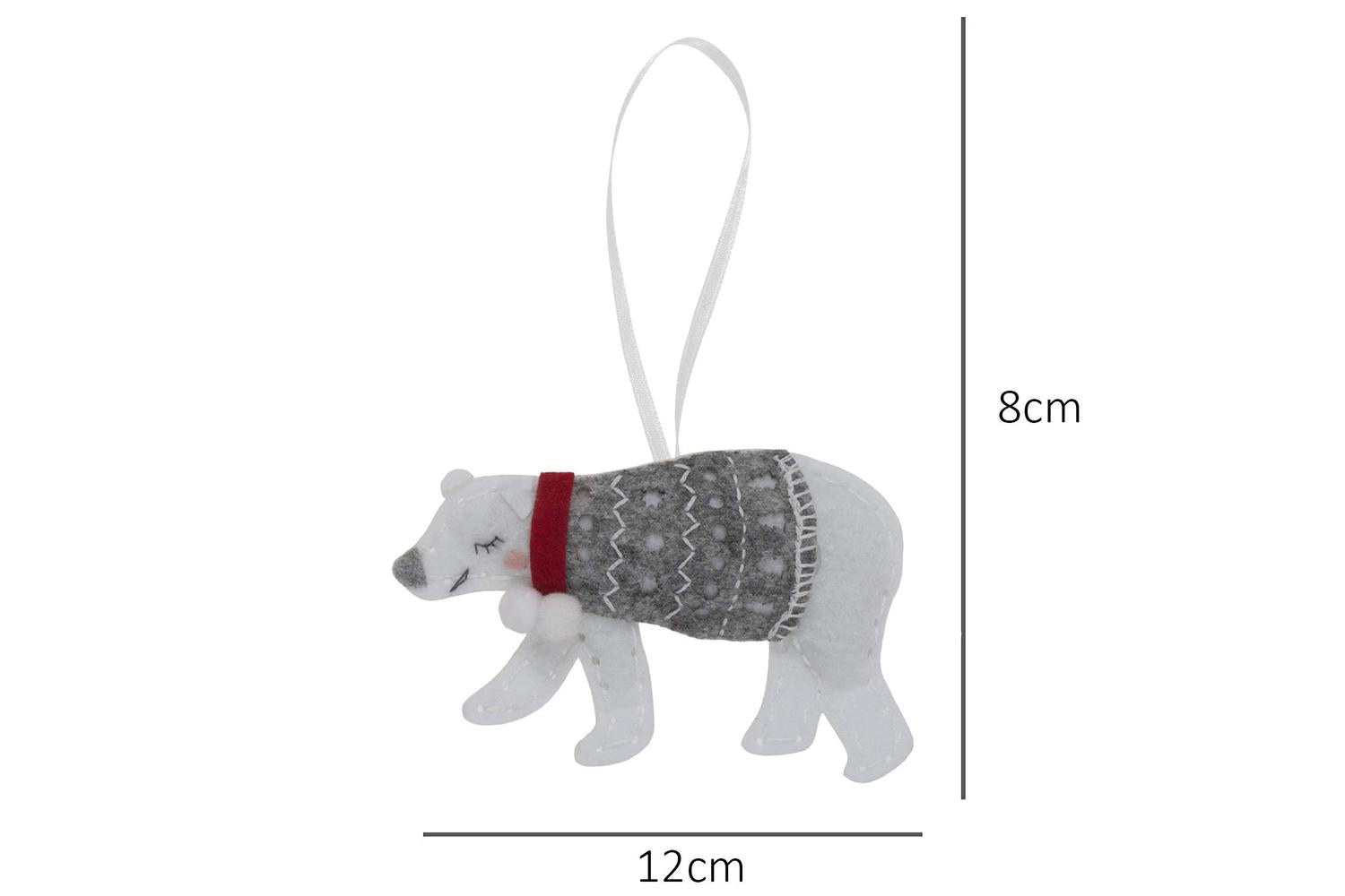 Trimits Gro-gck040 - Felt Kit Polar Bear - Felt Decoration K-3