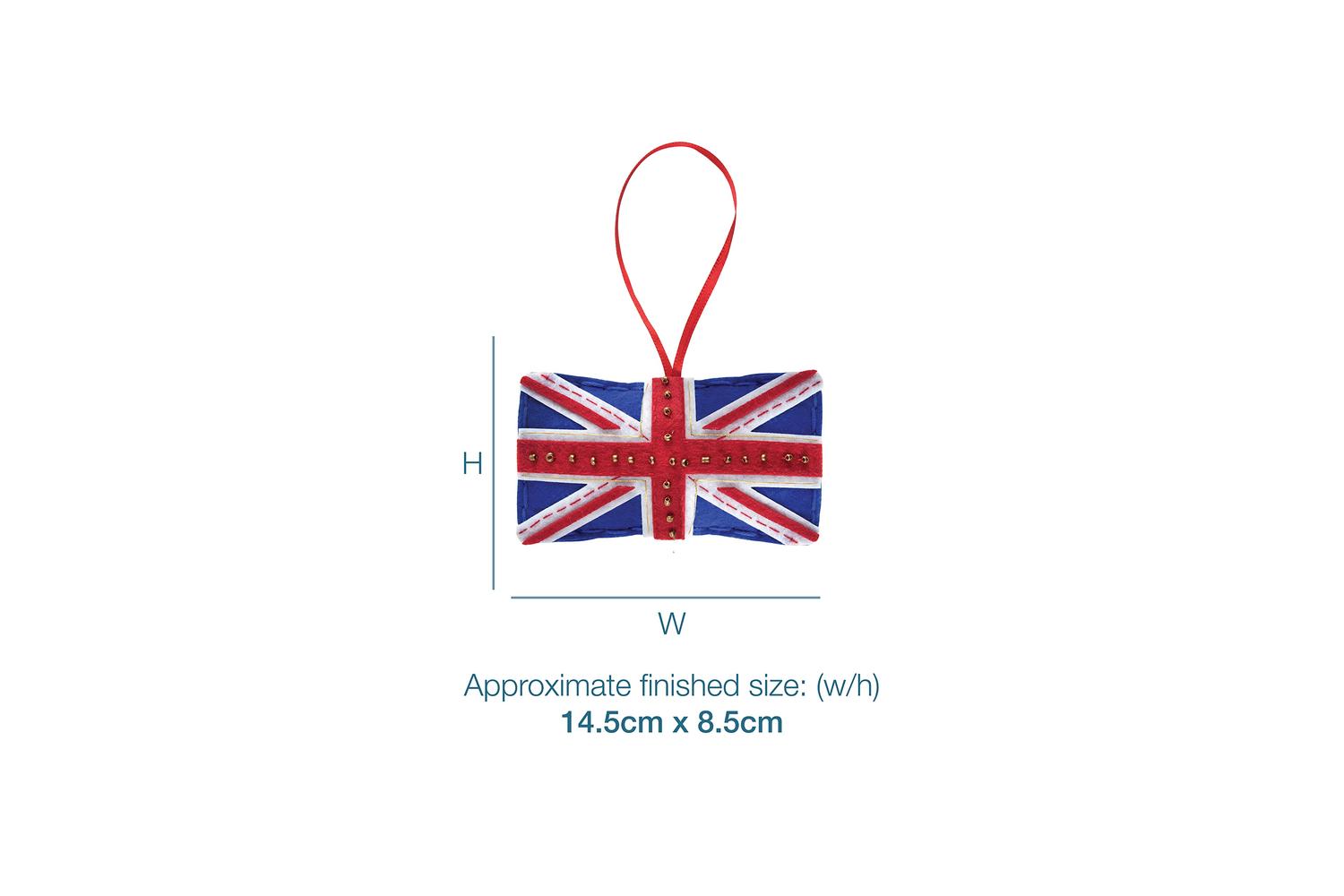 Trimits Gro-gck079 - Felt Kit Union Jack - Felt Decoration K-4