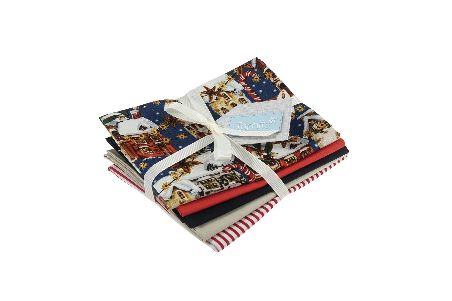 Trimits Gro-gtc182 - Fabric Fat Quarters Navy Street Scene B