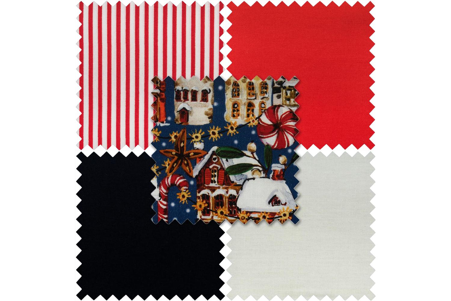 Trimits Gro-gtc182 - Fabric Fat Quarters Navy Street Scene B-2