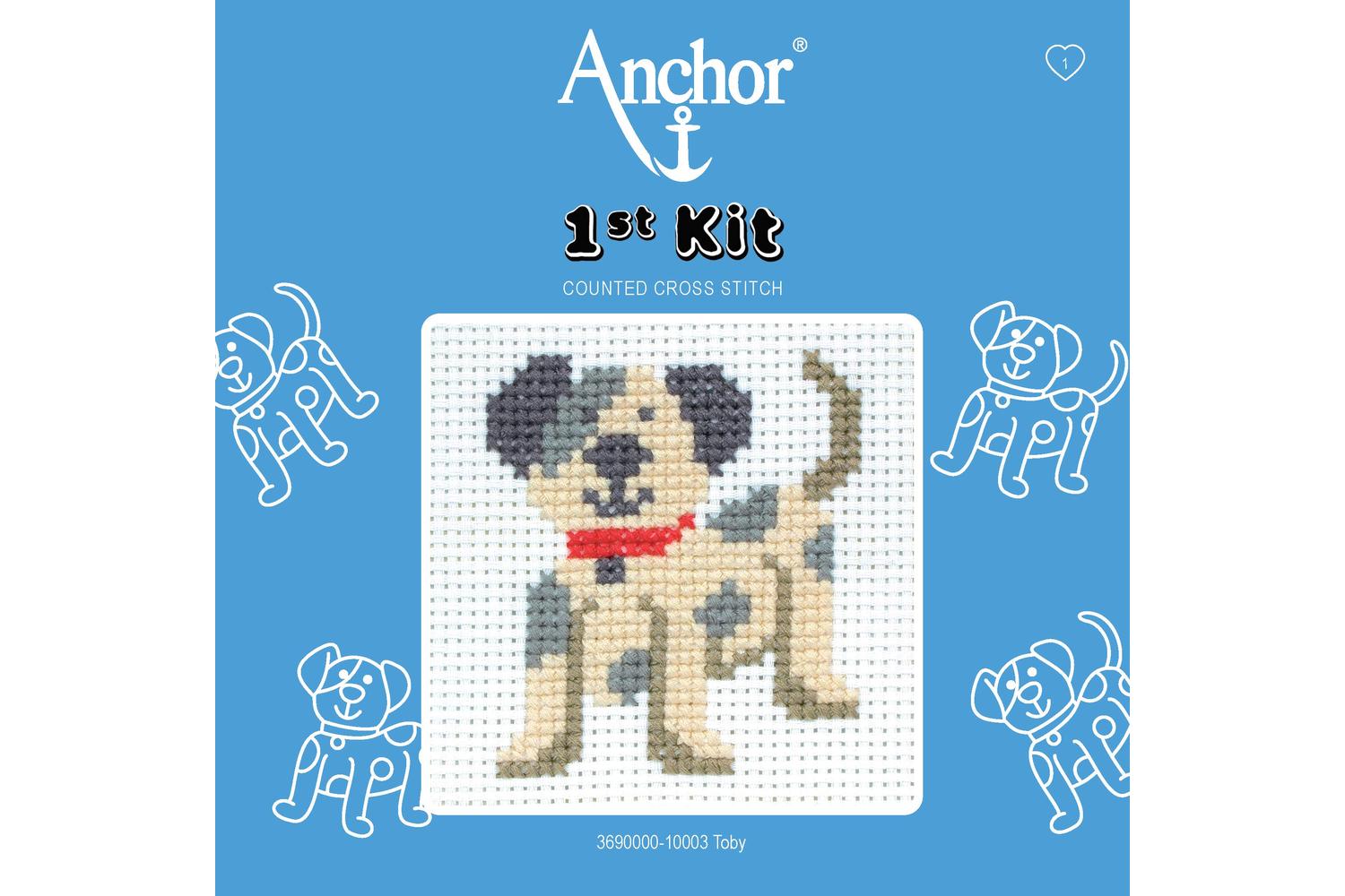 Anchor Gro-3690000\10003 - First Kit Toby - Counted Cross St