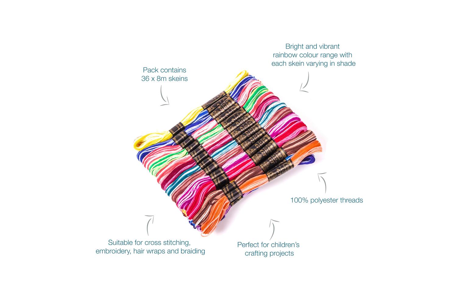 Trimits Gro-floss3 - Floss Skeins Astd - Thread Stranded Cot-2