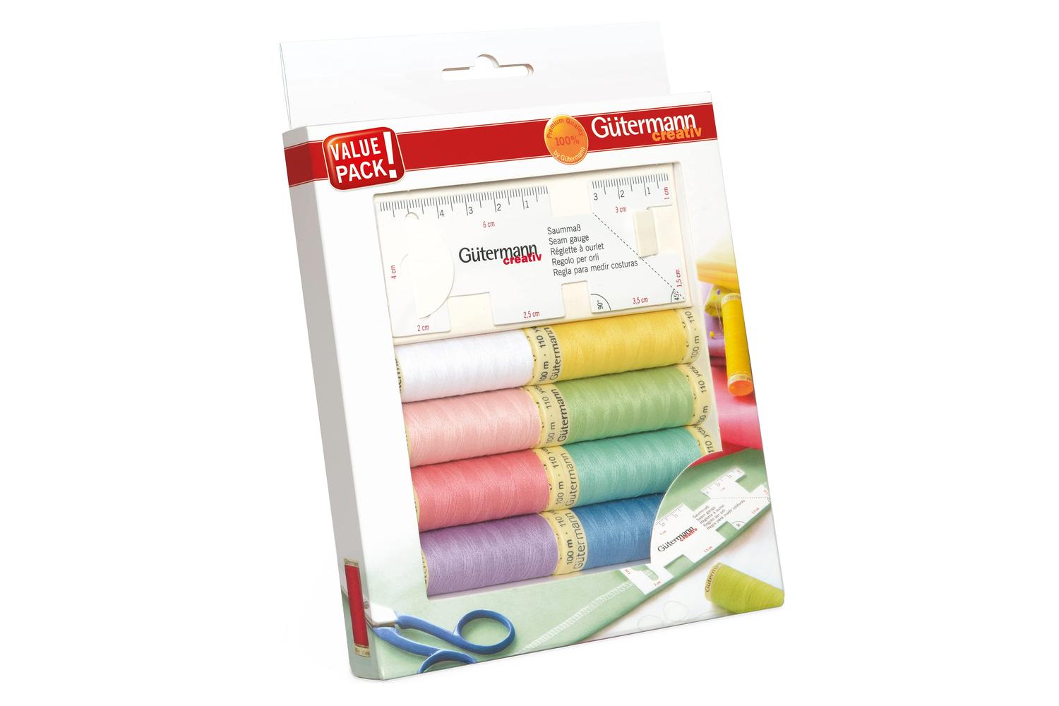 Gutermann Gro-734583 - Tset Sa 8x100m Gauge - Thread Set Sew
