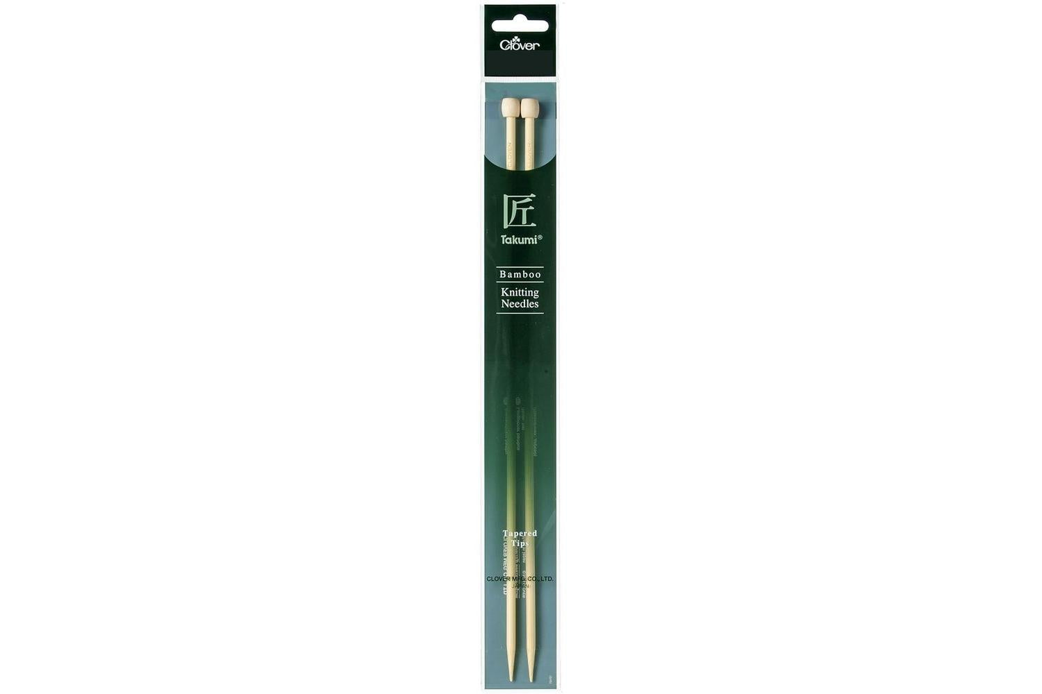 Clover Gro-cl3702 - Knitting Pins Single-ended Takumi Bamboo