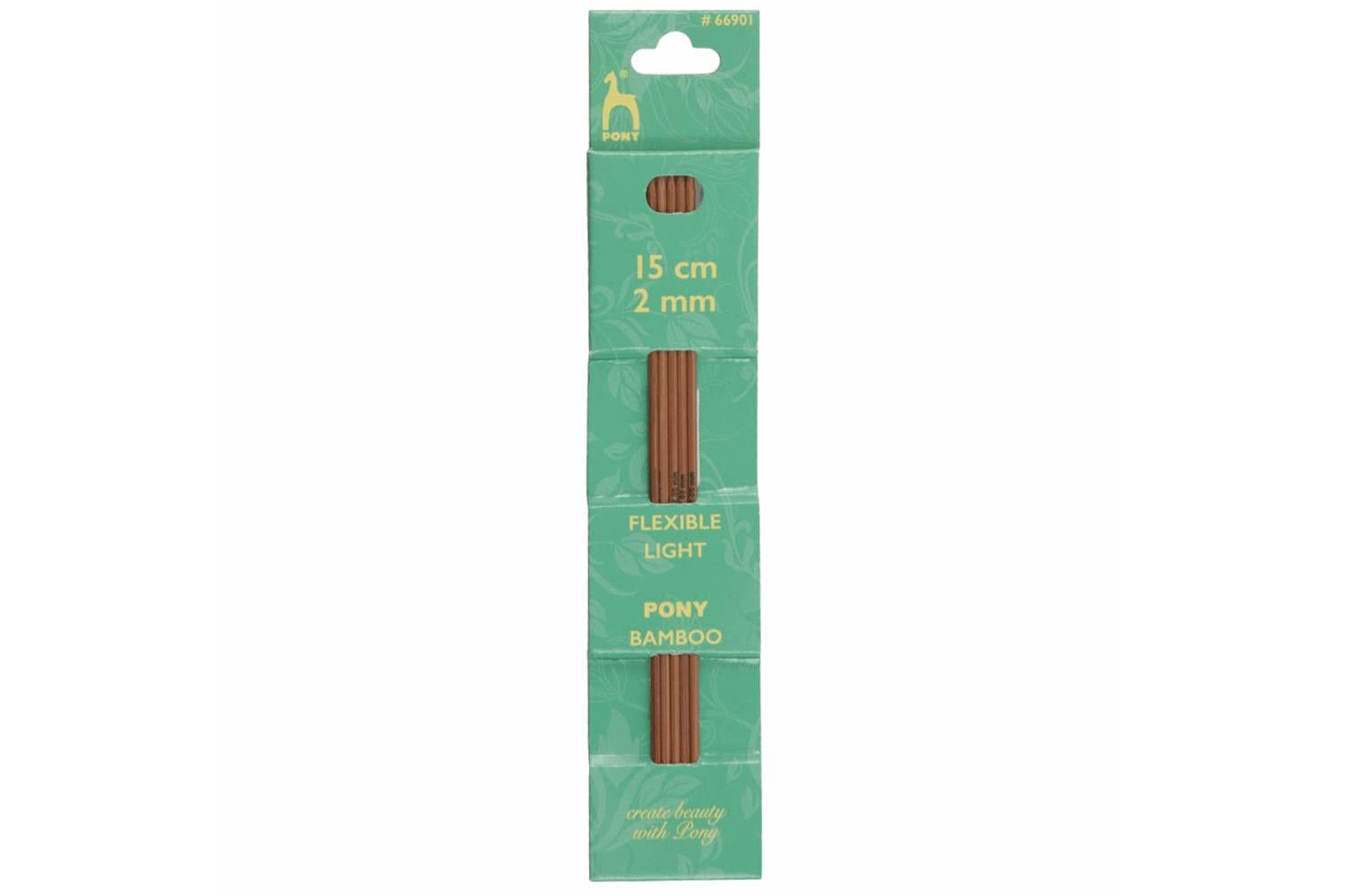 Pony Gro-p66901 - Bamb De Kp 15cmx200 - Knitting Pins Double