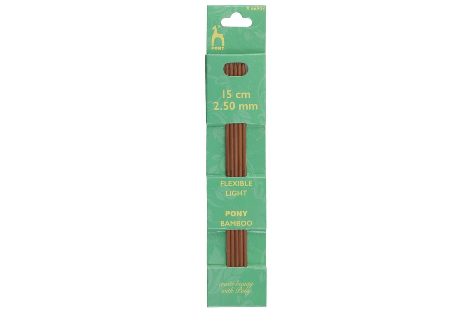 Pony Gro-p66903 - Bamb De Kp 15cmx250 - Knitting Pins Double