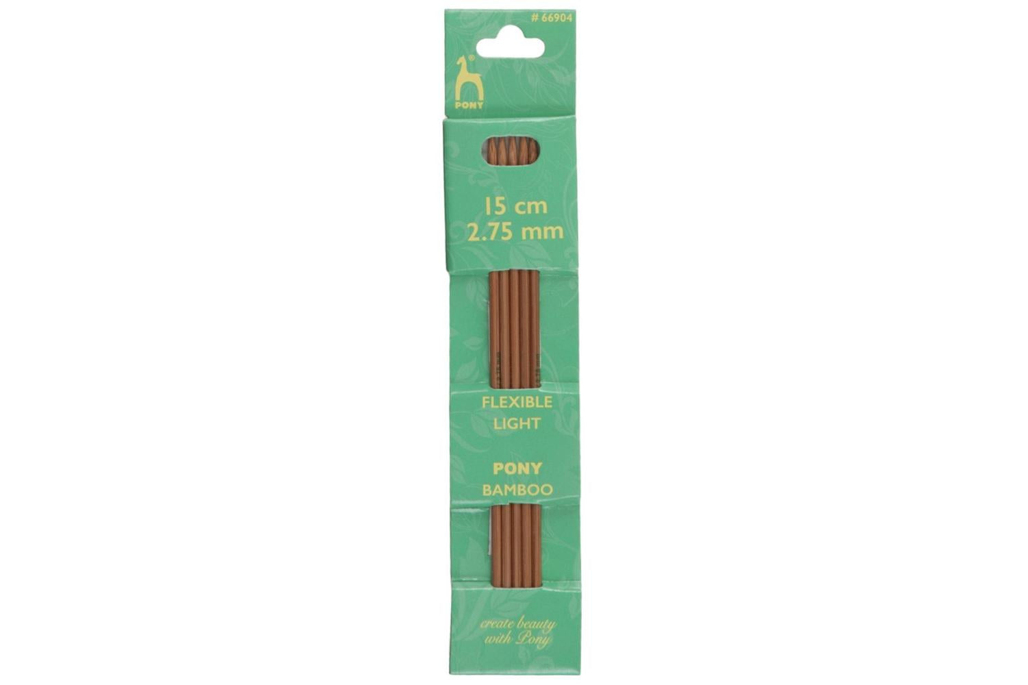 Pony Gro-p66904 - Knitting Pins Double-ended Set Of Five Bam