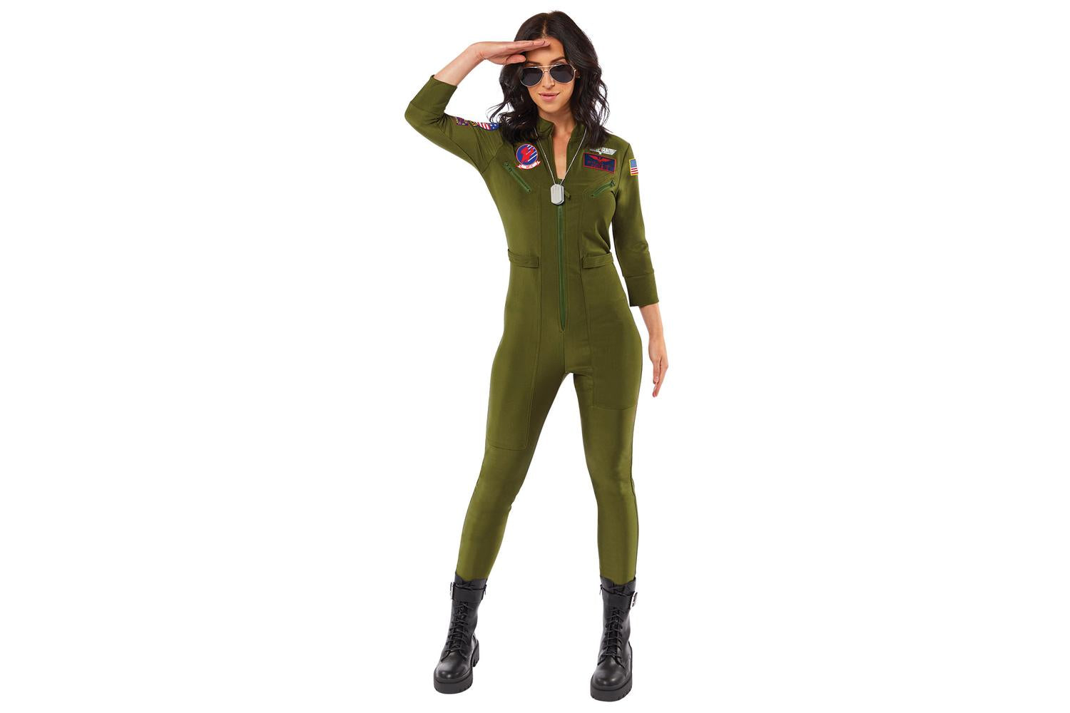 Amscan | Ams-9913308 | Top Gun Jumpsuit Size 8-10-2