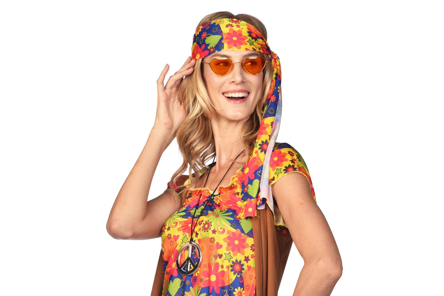 Amscan | Ams-9910235 | Hippie Heart Glasses Orange