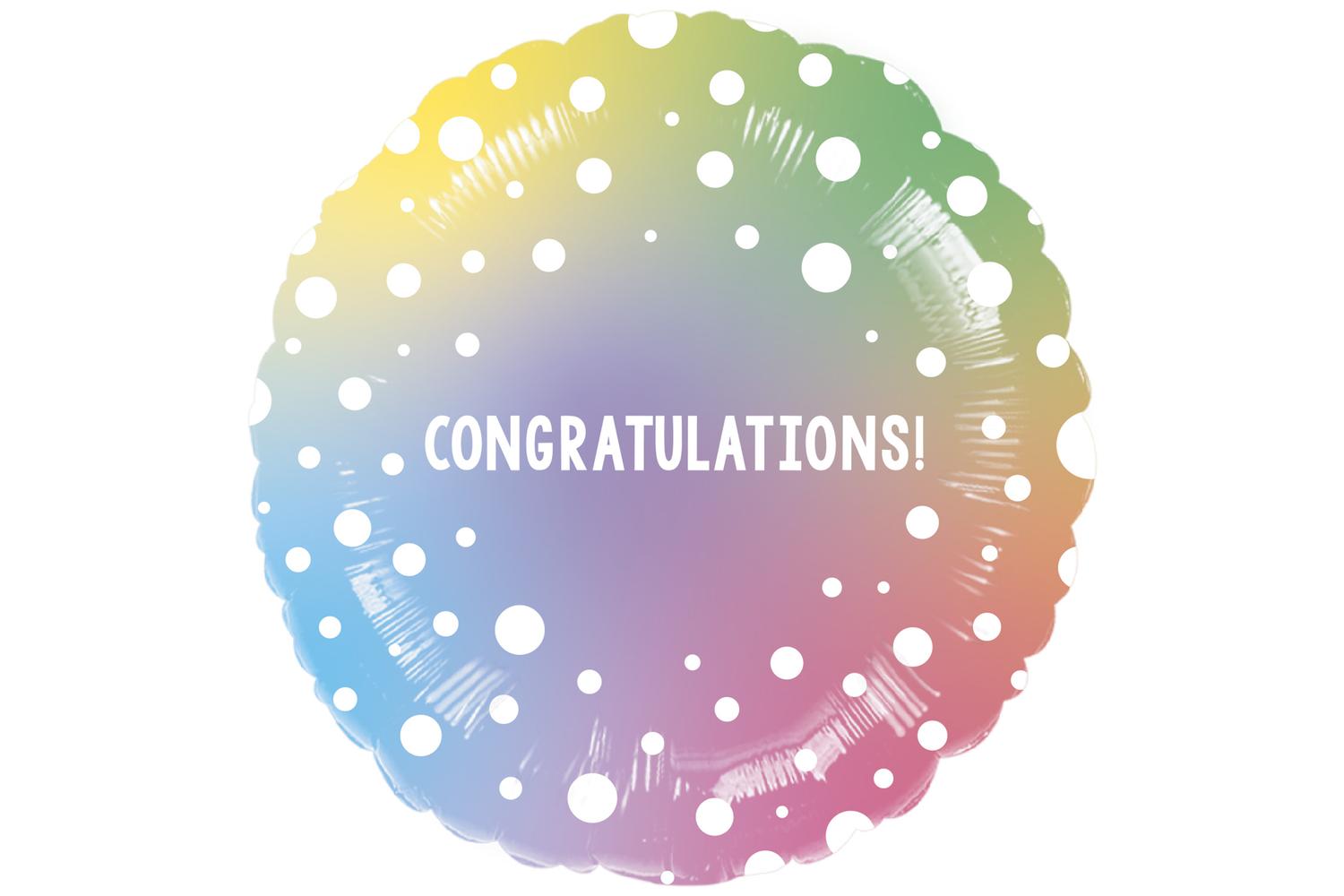 Amscan | Ams-9915339 | Congratulations Round Foil-2