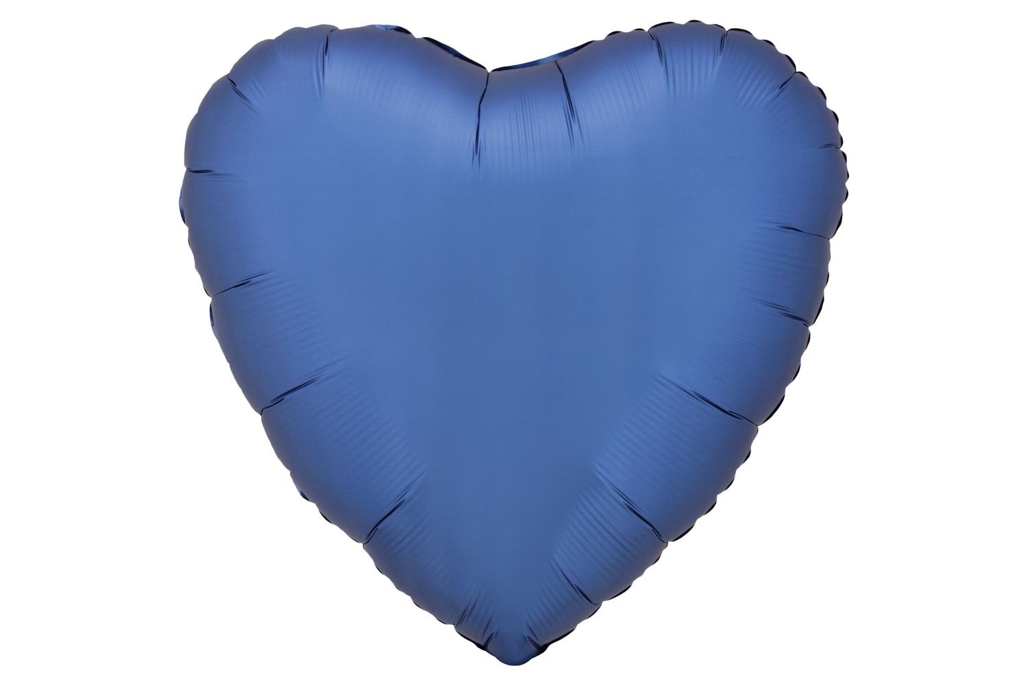 Amscan | Ams-9914096-92 | Silk Lustre Azureblue Hrt Blk-2