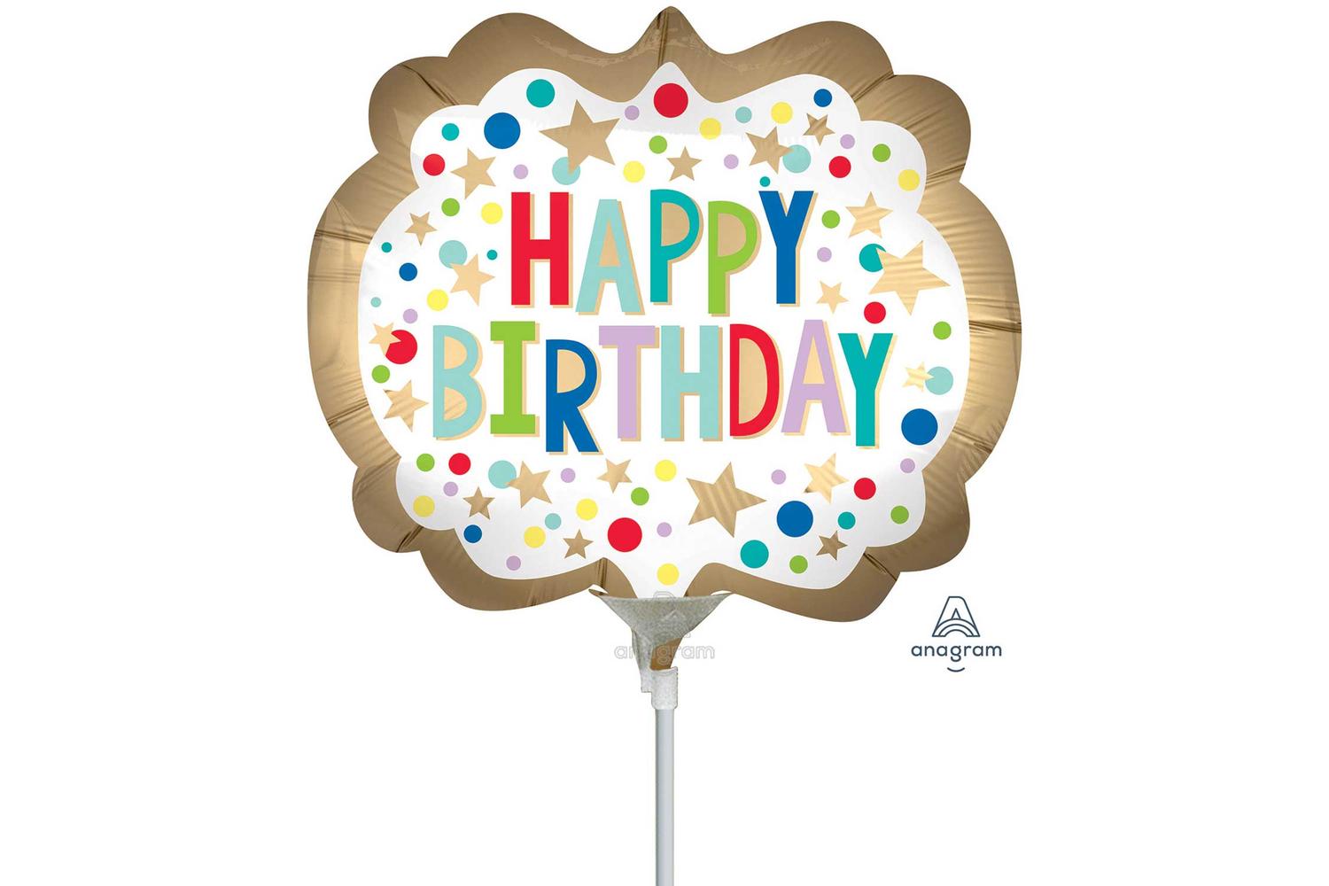 Amscan | Ams-4126102 | Minishape: Gold Satin Marquee