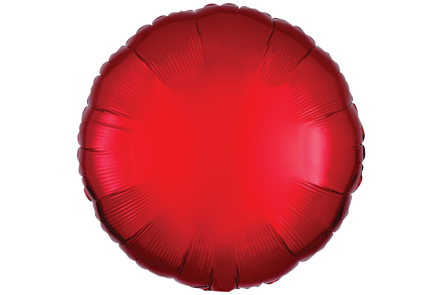 Amscan | Ams-9914083-92 | Metallic Red Round Bulk