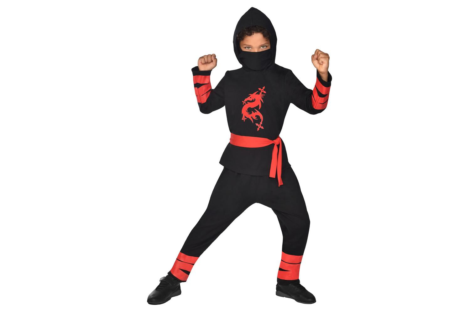 Amscan | Ams-9910933 | Ninja Warrior Black8-10 Y