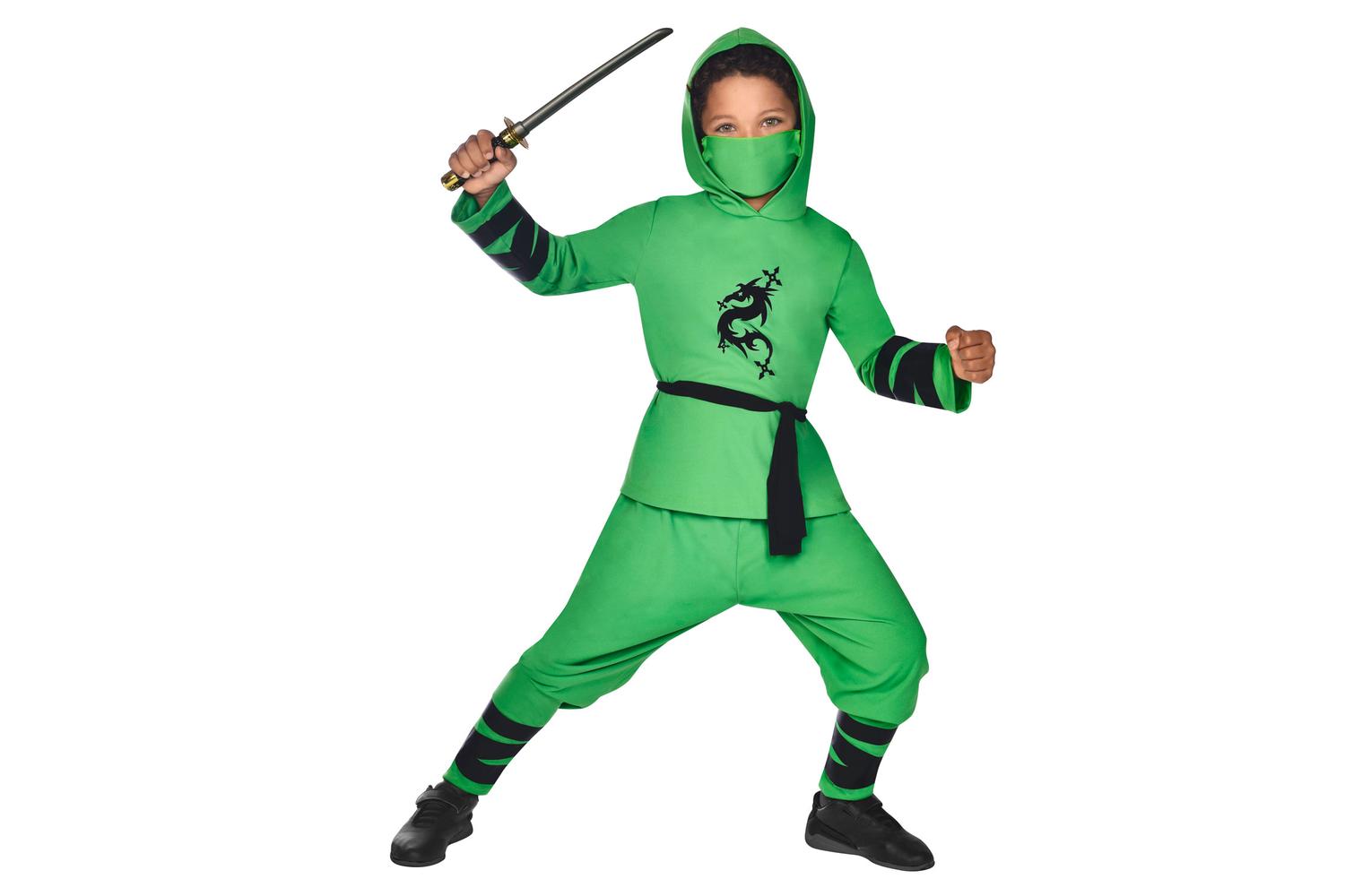 Amscan | Ams-9910934 | Ninja Warrior Green12-14 Y-2