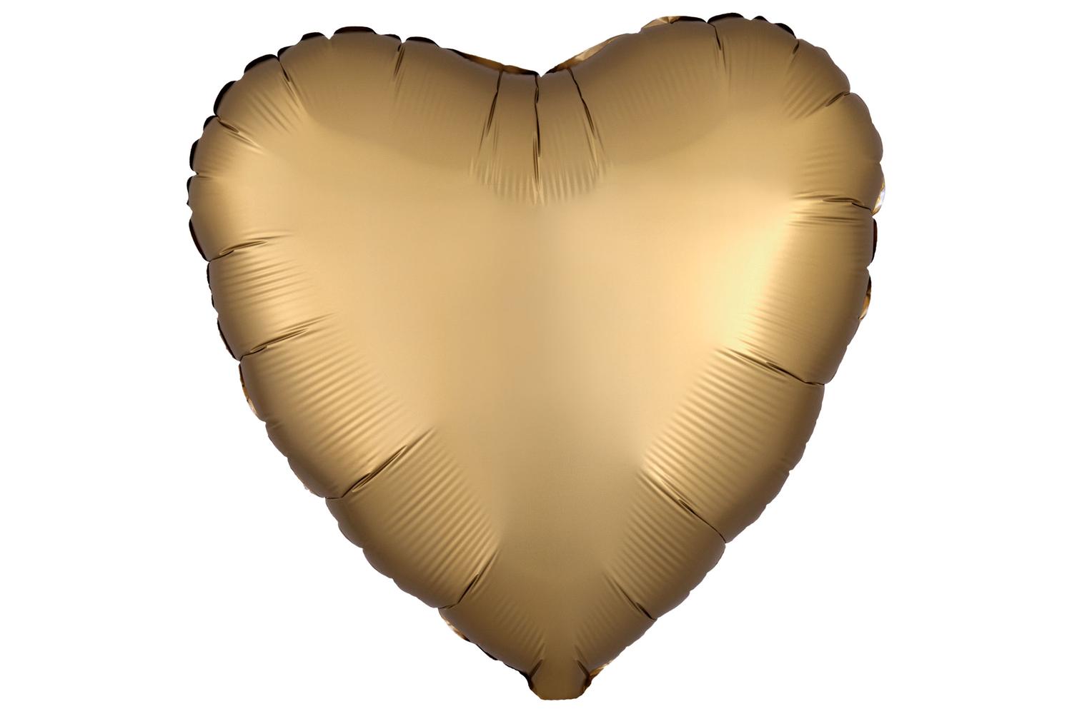 Amscan | Ams-9914102-92 | Silk Lustre Gold Heart Bulk