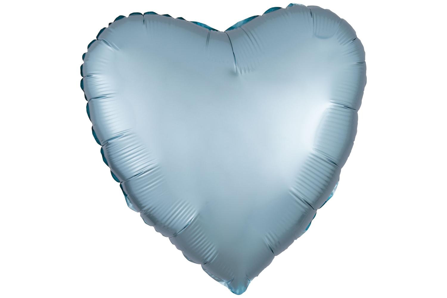 Amscan | Ams-9914117-92 | Silk Lustre Pastelblue Hrt Blk-2