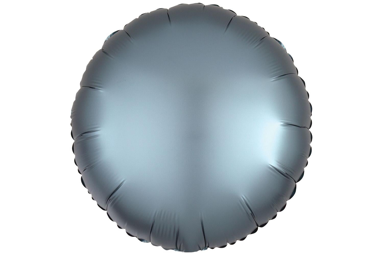 Amscan | Ams-9914137-92 | Silk Lustre Steelblue Rnd Blk