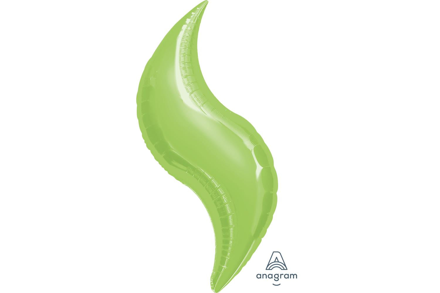 Amscan | 1640999 | Lime Supershape Curve Foil Balloons 42"/107 Cm D29-2