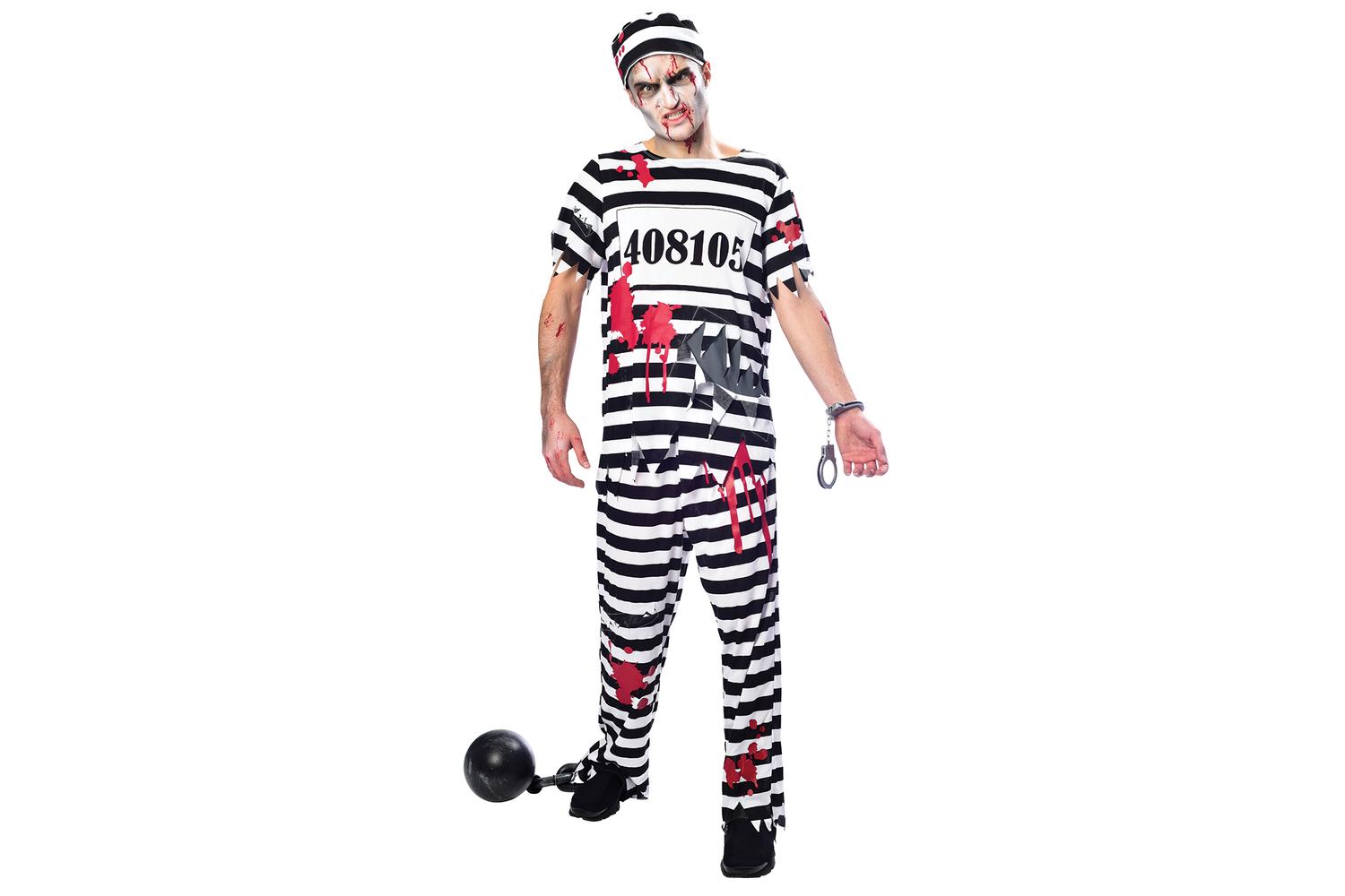 Amscan | 9902667 | Zombie Convict Mens Plus