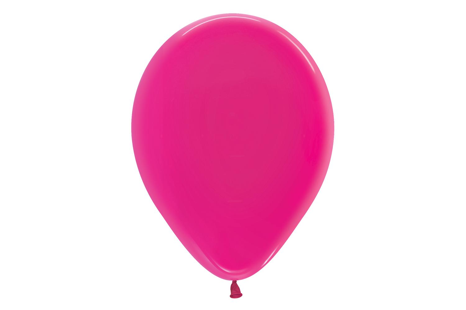 Amscan | 20000811 | Crystal Solid Fuchsia 312 Latex Balloons 12