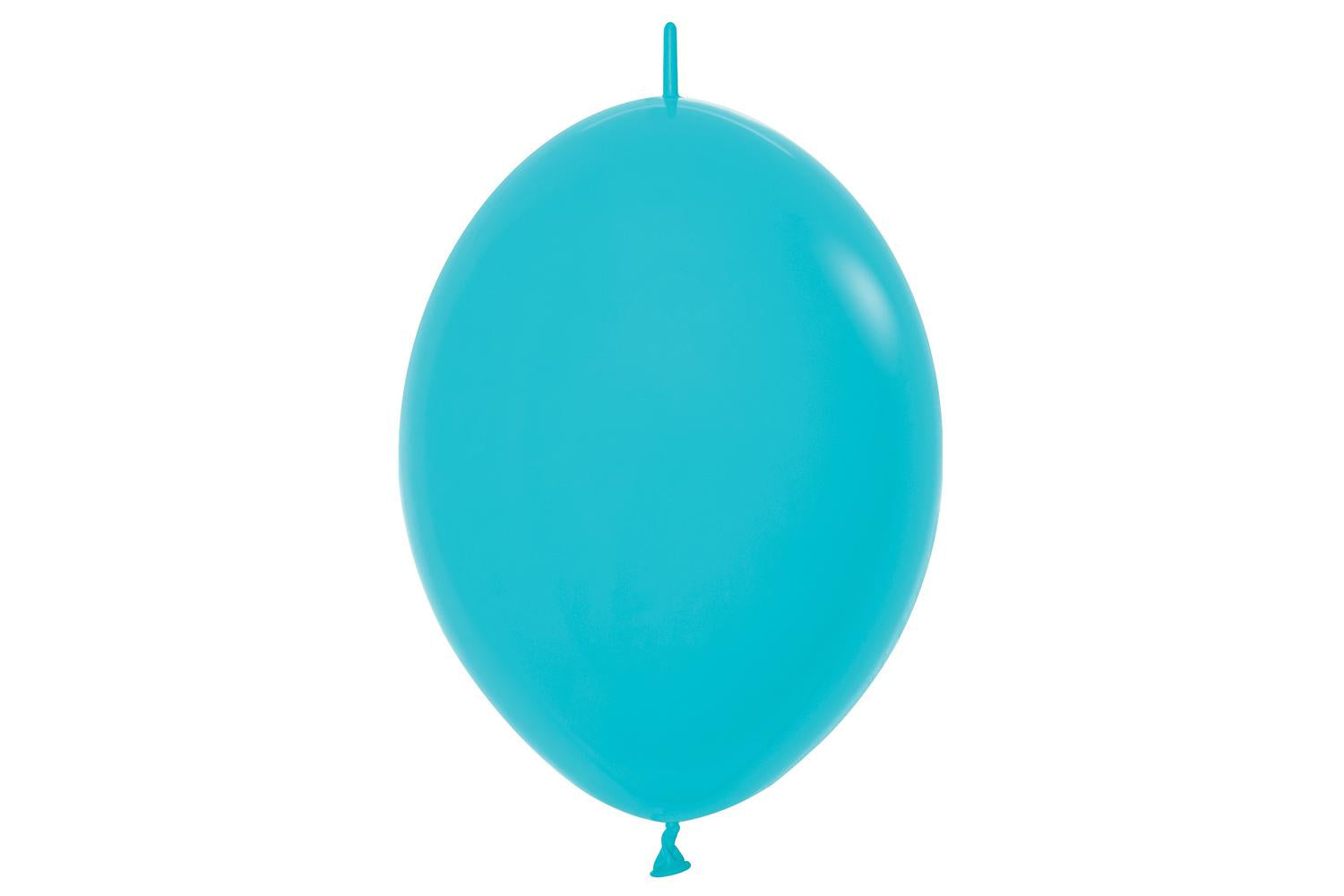 Amscan | 20002551 | Fashion Colour Link-o-loon Solid Caribbean Blue 038 Latex Balloons 6