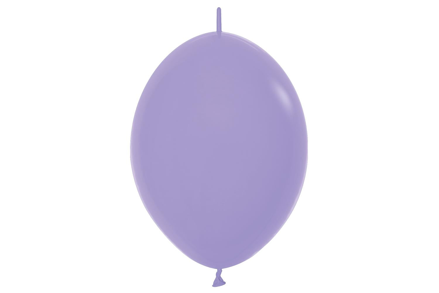 Amscan | 20002554 | Fashion Colour Link-o-loon Solid Lilac 050 Latex Balloons 6"/15cm-2
