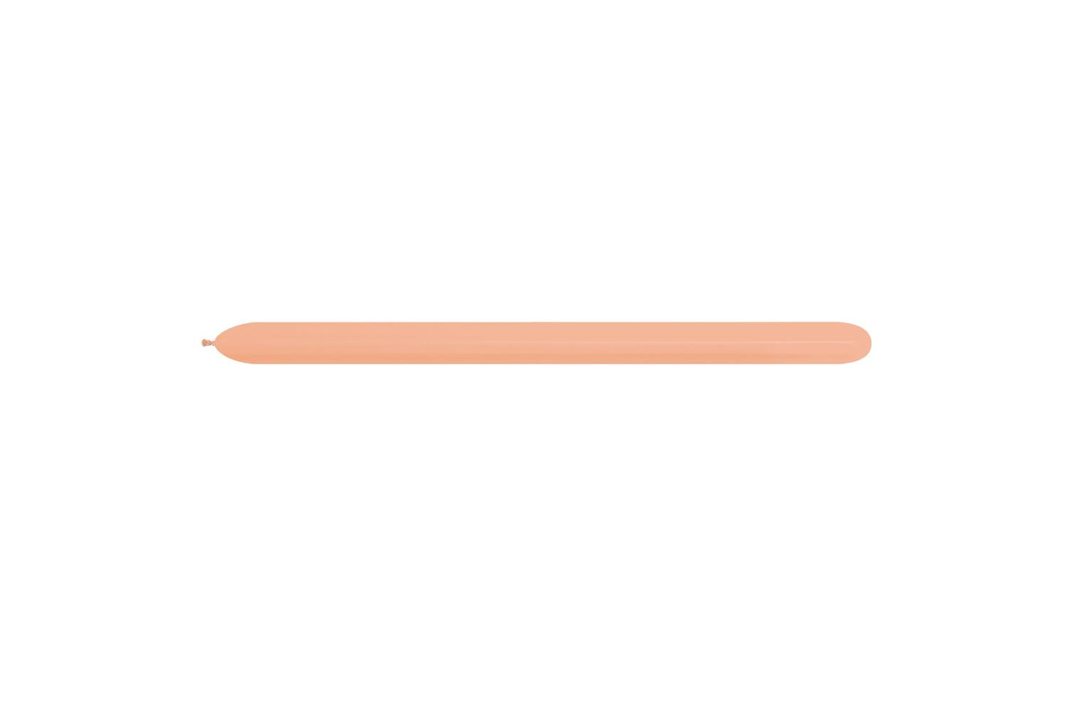 Amscan | 20001317 | Modelling 360 Fashion Colour Solid Peach 060 Latex Balloons-2
